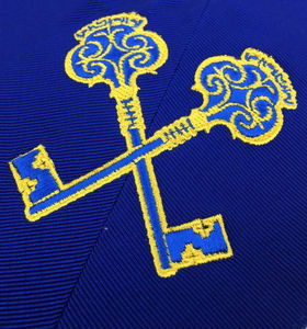 2025 Organiste Bleu Lodge Collier Bleu Royal Bas quantité minimale de commande Maçonnique Regalia Collier Maçonnique Regalia Colliers Fabricant - Product Image 3