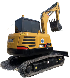 Excavadoras Usadas SANY SY60, Mini Excavadora Pequeña de 6 Toneladas, Excavadora de Orugas a Bajo Precio, con Certificación CE, en Stock para la Venta - Product Image 1