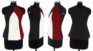 Haut en tricot exclusif à forte demande de la boutique indienne de qualité supérieure, confortable, style occidental à port régulier avec touche formelle - Product Image 5