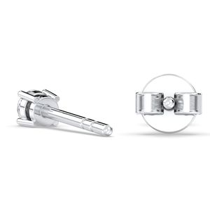 REYES vente en gros 0.18ct VVS Moissanite cadeau de mariage boucles d'oreilles en argent sterling 925 à visser pour les femmes - Product Image 4