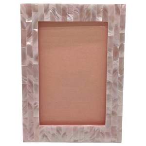 Mother of pearl photo <b>frame</b> natural shell inlay <b>picture</b> <b>frame</b> for stylish modern interior accents - Product Image 2
