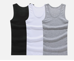 Camisetas de Tirantes Personalizadas con Logotipo, 100% Algodón Tejido, para Hombre, Alta Calidad, Talla XS, Ropa Casual al por Mayor con Precio Económico, Nuevo Estilo - Product Image 1