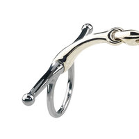 Mors de cheval en acier inoxydable à joues pleines 16 mm – Équipement d'équitation