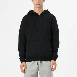 Sweat à capuche à fermeture éclair pour hommes, teinture unie et séchage rapide, sweat à capuche à fermeture éclair pour hommes à prix abordable - Product Image 1