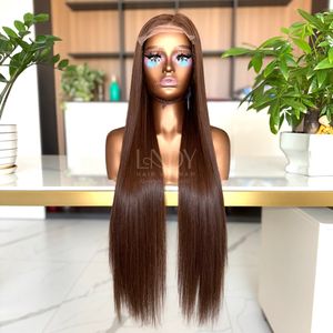 Peluca con cierre de cabello humano Real 100%, precio al por mayor, hueso vietnamita recto, encaje HD de longitud larga - Product Image 1