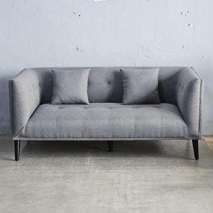 Loveseats 04 SFB68044 Sofá de Cuero de 2 y 3 Plazas, Diseño Acolchado, Forma Cuadrada, 180x86cm, para Sala de Estar, Uso Interior, Apartamento - Product Image 3