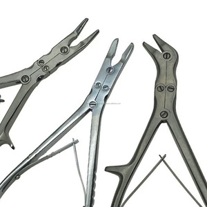 Rongeur orthopédique à double action, droit et courbé, en acier inoxydable chirurgical, instrument chirurgical de précision mondiale WPS-DA-12 - Product Image 3