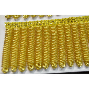 Wholesale 2025 Custom Color <b>Gold</b> Bullion Fringe Fashionable <b>Curtain</b> Garment Decorative Wire Fringes Bulk Quantity Hot Sales - Product Image 5