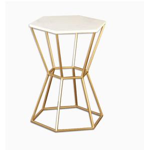 Modern <b>Nesting</b> Metal Coffee Side <b>Table</b> with <b>Marble</b> Top Beautiful Design for Living Room Home Hotels Restaurants Decor - Product Image 1