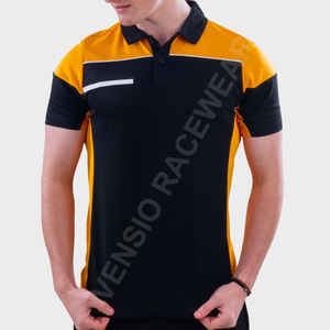 Vente en gros de vêtements de sport imprimés à manches courtes en polyester avec impression numérique personnalisée de haute qualité Polo de motocross Pit Crew - Product Image 5