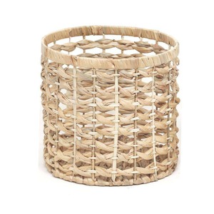 Panier porte-plantes pour la décoration de la maison, pots à plantes tissés à la main, pots à plantes en jacinthe d'eau - Product Image 4
