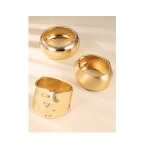 Brazaletes Vintage de Latón Chapado en Oro de Lujo, Joyería para Mujer 100% de Alta Calidad, Sin Níquel, para Uso Diario - Product Image 4