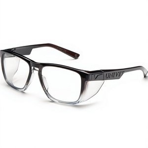 Gafas de Seguridad UNIVET Diamond/After Dark EN 166 Clase III Lentes Transparentes +2.5 Policarbonato Hechas en Taiwán para el Cuidado de la Visión - Product Image 3