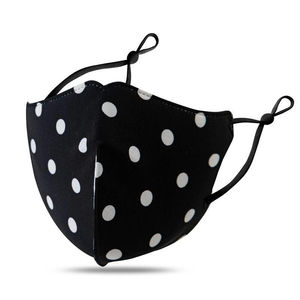 Femmes Cyclisme Coloré À Pois Imprimé Lavable Coton Tissu Respirant Anti Poussière Protection Solaire Coupe-Vent Masques - Product Image 2