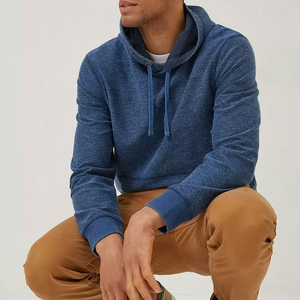 Ensemble de survêtement pour homme avec logo personnalisé, 2 pièces, sweat-shirt et pantalon de jogging en molleton, écologique, séchage rapide, respirant, doublé, 100% coton - Product Image 3