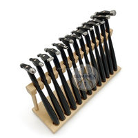 Kit de marteaux en acier inoxydable de haute qualité, 13 pièces, pour la fabrication de bijoux, outils de martelage et de façonnage, légers, personnalisables pour le bricolage (moule/échantillon)