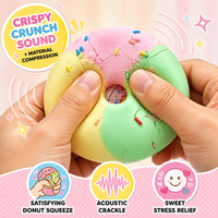 Jouet Squishy Donut Croustillant Southpeak – Jouets Sensoriels Anti-Stress à Presser – Vente en Gros, Fabrication OEM