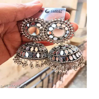 Boucles d'oreilles pendantes en argent sterling 925 et tungstène, design papillon, finition antique, style ethnique indien, sur mesure, tendance