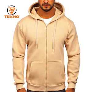 Sudaderas con capucha asequibles para hombre para pedidos a granel Cómodas sudaderas con capucha de ajuste clásico de mezcla de poliéster de algodón transpirables para hombres Servicio OEM - Product Image 1