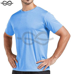 T-shirts à manches courtes pour hommes Athletic Running Gym Workout Tee Shirts pour hommes Respirant en microfibre évacuant l'humidité - Product Image 2