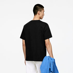 T-shirt surdimensionné lourd de haute qualité 100% coton 220gsm-300gsm pour hommes impression en mousse numérique à motif solide - Product Image 3