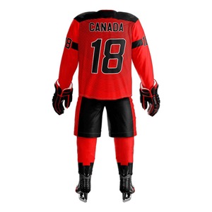 Uniforme de Hockey sobre Hielo de Alta Calidad, 100% Poliéster, Conjuntos de Camisetas Personalizadas para Equipos, Impresión Digital, Diseño de Logotipo Personalizado, Transpirable - Product Image 5