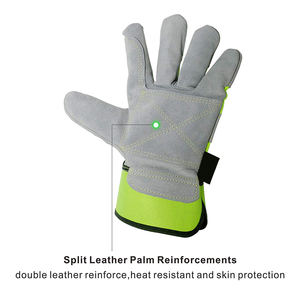 Guantes de Trabajo de Seguridad para Adultos de Alta Calidad, Color Verde y Gris, con Pantalla Táctil, Ecológicos y Transpirables para Uso en Exteriores - Precio Bajo - Product Image 3