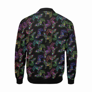 Custom Softshell Hombres Streetwear Chaqueta Nuevo Sublimado Lettermen Diseño Material Cálido Bajo MOQ Crop Baseball Jacket Factory - Product Image 2