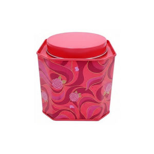 Boîte à thé octogonale en fer blanc de qualité alimentaire |   Personnalisation de la marque, couleur et taille - Product Image 3