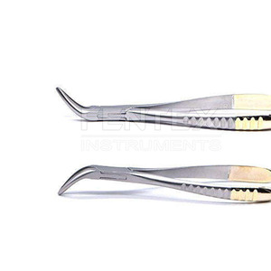 Instrumentos quirúrgicos dentales al por mayor, fuente de alimentación manual de acero inoxidable, fórceps de extracción de raíces inferiores, extracción de dientes baja - Product Image 4