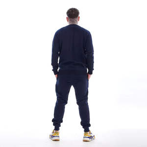 Ensemble de survêtements respirants à manches longues pour hommes, vêtements de sport de haute qualité, costume deux pièces solide du fabricant, nouvelle tendance - Product Image 3