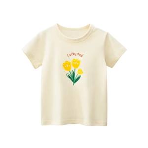 T-shirt pour enfant 100% coton imprimé sur mesure style décontracté haute qualité col rond manches courtes tissu tricoté 160g en promotion à bas prix - Product Image 4