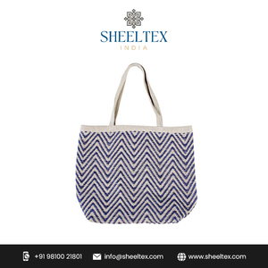 Bolso de mano de algodón de lujo hecho a mano, nueva colección, estilo de moda con forro de tela, bolso de playa con doble ASA - Product Image 2
