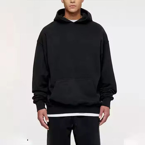 Survêtement surdimensionné de luxe lourd pour hommes personnalisé de haute qualité 100% coton sweats à capuche et pantalons de jogging de sueur pour l'hiver - Product Image 3