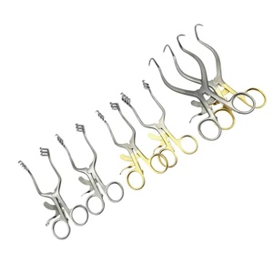 Juego de Retractores Manuales Autoestables Weitlaner, Instrumentos Quirúrgicos de Acero Inoxidable Chapados en Oro, Certificación CE Clase II, 16 cm - Product Image 2