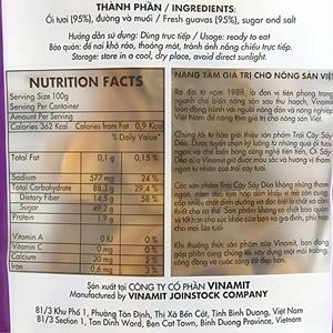 Vinamit โฆษณาหั่นบางๆนิ่มฝรั่งแห้ง100กรัมกระเป๋าทำในเวียดนามไม่มีรสชาติเทียมหรือสีรสหวานขายส่ง - Product Image 4