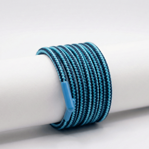 Cordón Trenzado Encerado de Color Personalizado con Puntas de Goma |   100% Poliéster de Lujo Ecológico, 5 mm de Diámetro, 90-180 cm de Longitud, para Uso en Prendas - Product Image 5