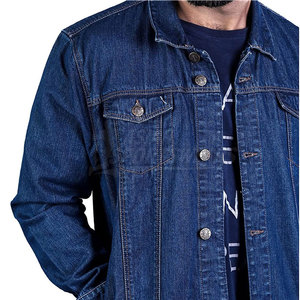 Chaquetas de Mezclilla Personalizadas al por Mayor para Hombre, Invierno, 100% Algodón, Ecológicas, Transpirables, Corte Moderno, Botones con Marca Personalizada en la Parte Delantera - Product Image 5