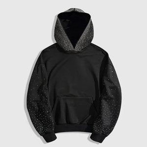 Sudaderas con Pedrería para Hombre, Sudaderas de Lujo, Estilo Moderno Urbano, Perfectas para Fiestas y Amantes de la Moda - Product Image 1