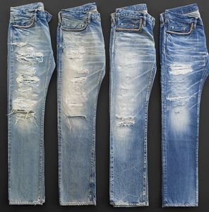 Jeans Vente directe en usine été hiver automne saison nouveau jean droit décontracté respirant délavé léger pour hommes - Product Image 5
