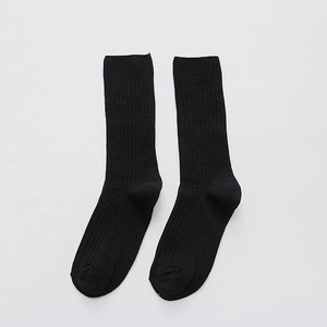 Chaussettes Rétro en Coton pour Femme, Couleur Unie Longue, Noir Rose, Coréen Japonais, Étudiant, Fille, Automne Hiver - Product Image 5