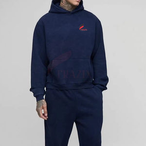 Ensemble de survêtement décontracté pour homme, coupe ample, en coton doux, ensemble de survêtement tendance pour homme, à porter au quotidien - Product Image 2