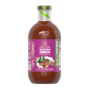 100% オーガニックローズヒップジンジャーKombuchaジョージアのナチュラルオーガニックローズヒップジンジャーKombucha 200ml/300ml/750ml/1lボトル - Product Image 5