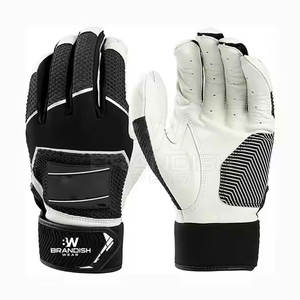 Gants de Frappeur de Baseball de Meilleure Qualité en Gros Pakistan Respirant Logo Personnalisé Gants de Frappeur de Baseball - Product Image 1
