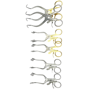 เครื่องดึงรั้งโลหะสเตนเลสคุณภาพสูงเครื่องมือผ่าตัดแบบรักษาด้วยตนเองเครื่องดึงรั้งสัตวแพทย์พร้อมปลายทื่อ - Product Image 2