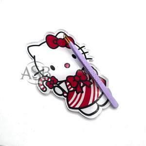 Hello Kitty Lash tile พร้อมแหนบอุปกรณ์เสริมความงามลายการ์ตูนคริสต์มาสโลโก้ตามสั่ง - Product Image 1
