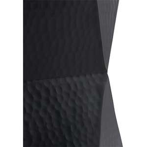 Usine Direct Fer Côté Tabouret À La Main Noir Mat Finition Fer Rond Accent Tabouret Os Incrustation Console pour Salon - Product Image 4