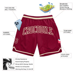 Shorts Personalizados de Secado Rápido, Transpirables, Talla Grande, Estampados, Anti-Humedad, Anti-Bacterianos, Anti-UV, Duraderos, de Alta Calidad y Corte Relajado - Product Image 2
