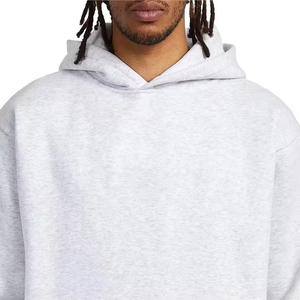 Sweat à capuche vierge en coton blanc pour hommes Durable Plus Size Blank Oversized Hooded pour tous les jours Confortable Outdoor Wear sweats à capuche pour hommes - Product Image 4
