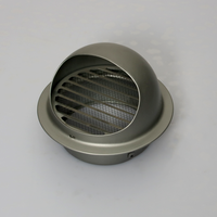 Capot de ventilation extérieur en acier inoxydable 304, anti-rouille, pour conduit d'air extérieur